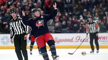 Columbus Blue Jackets' Mathieu Olivier Is A One-Man Wrecking Crew Against Calgary Flames